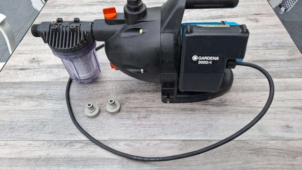 Gardena Tuinpomp, waterpomp 3000/4p met voorfilter, Ophalen of Verzenden, Zo goed als nieuw, Overige soorten, Gardena