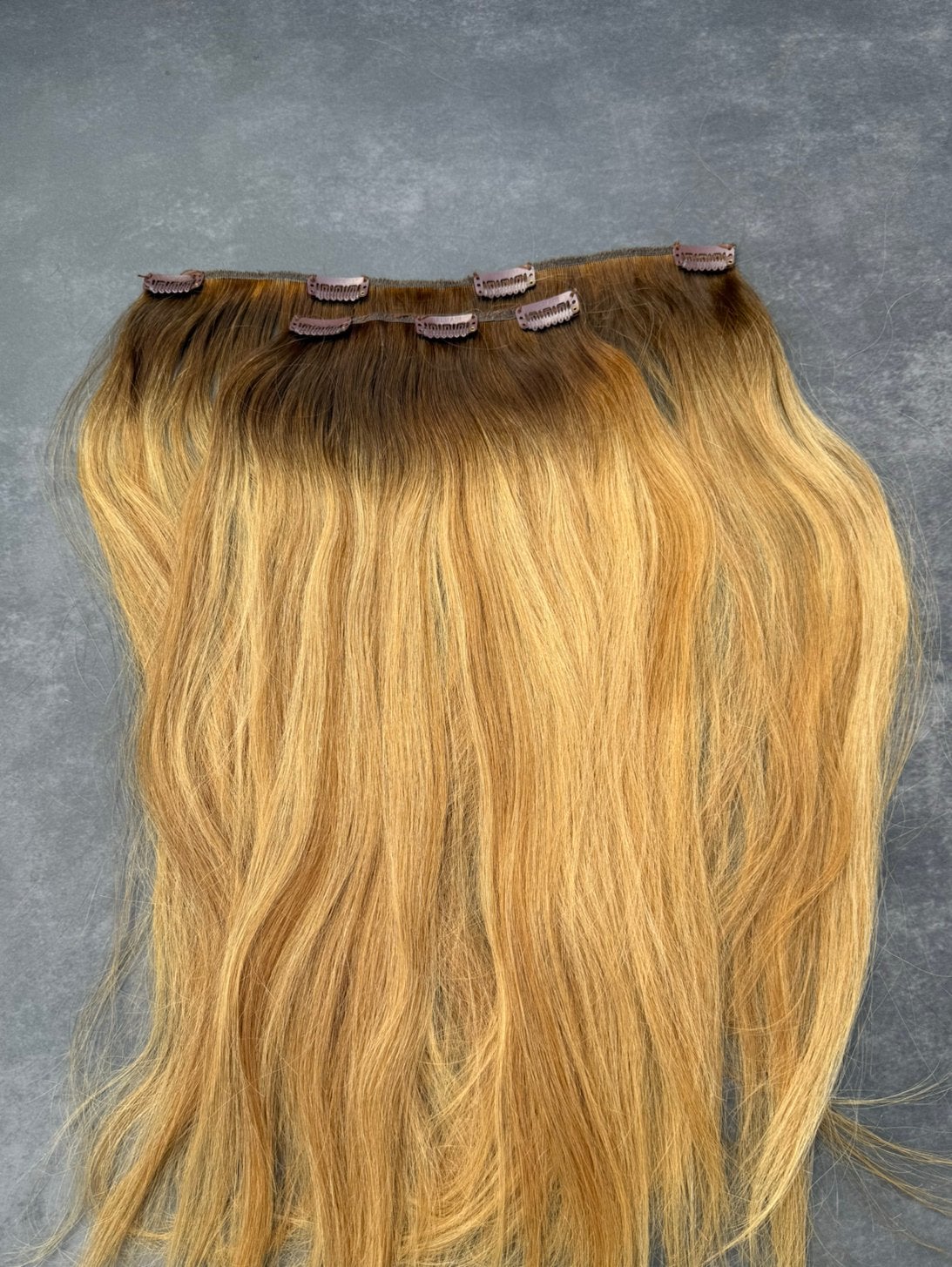 Haar extensions ECHT haar, Ophalen of Verzenden, Zo goed als nieuw, Pruik of Haarverlenging