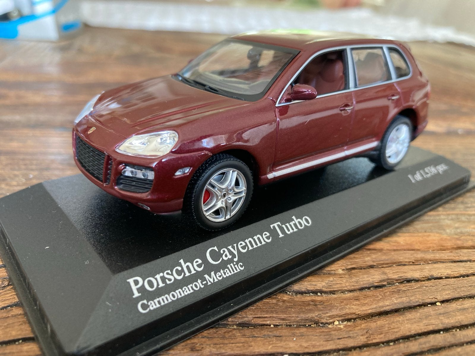 Minichamps Porsche Cayenne Turbo 2007 1/43 Gelimiteerd, Hobby en Vrije tijd, Modelauto's | 1:43, Ophalen of Verzenden, Nieuw, Auto