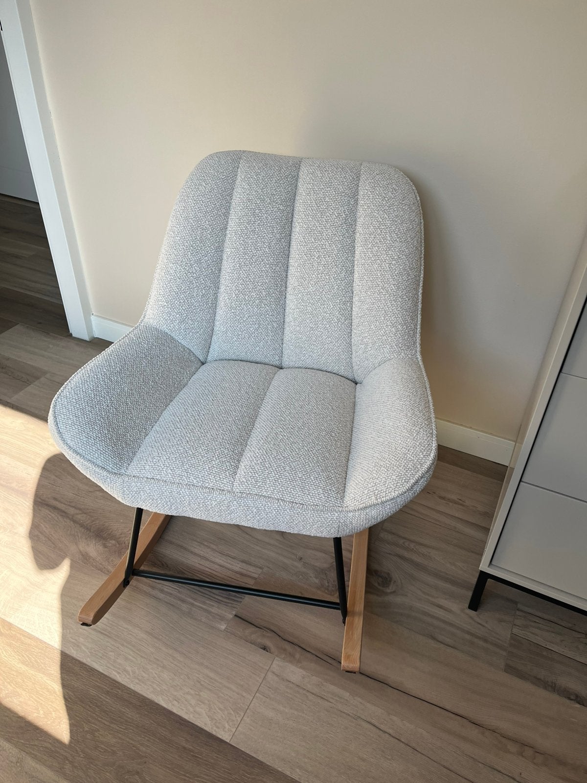Zgan Schommelstoel, Huis en Inrichting, Fauteuils, Ophalen, Zo goed als nieuw, 75 tot 100 cm, 50 tot 75 cm