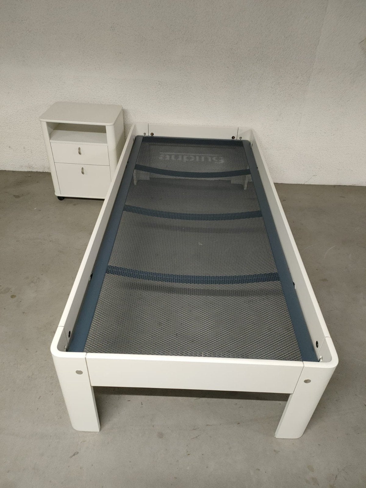 Auping Auronde 90x200 Seniorenbed Hoog Model: 48cm, 90 cm, Eenpersoons, Wit, Ophalen of Verzenden