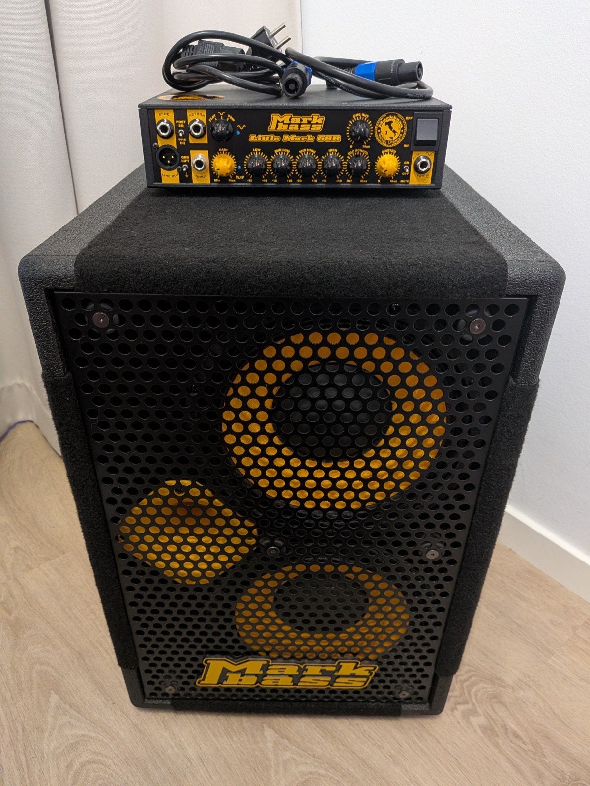 Markbass Little Mark 58R + MB58R 102 ENERGY, Ophalen, Zo goed als nieuw, 100 watt of meer