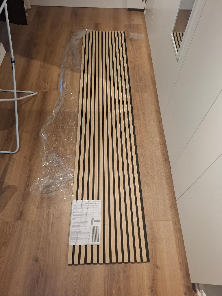 Lattenwand, Ophalen, Zo goed als nieuw, Hout, 20 tot 50 mm