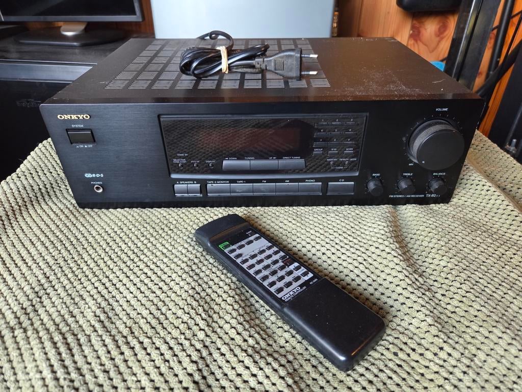 Onkyo TX-8211 Stereo Receiver met Afstandsbediening, Gebruikt, Ophalen of Verzenden, Onkyo, Minder dan 60 watt