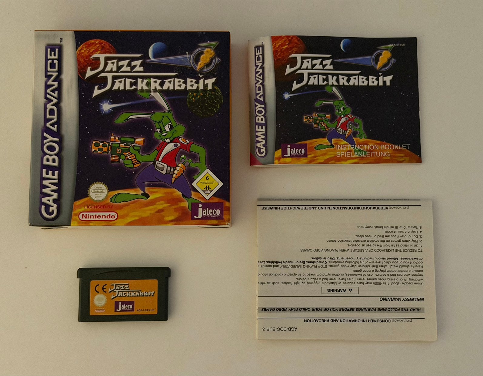 Jazz Jackrabbit GBA CID, 1 speler, Ophalen, Zo goed als nieuw, Vanaf 3 jaar