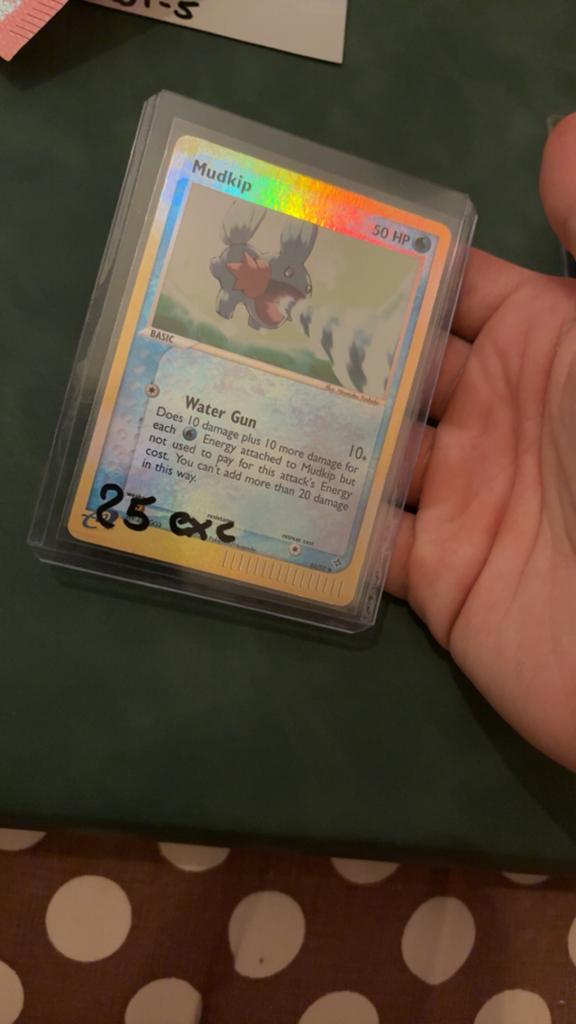 Mudkip reverse holo ex dragon 65/97 pokemon kaart 2004, Ophalen of Verzenden, Zo goed als nieuw