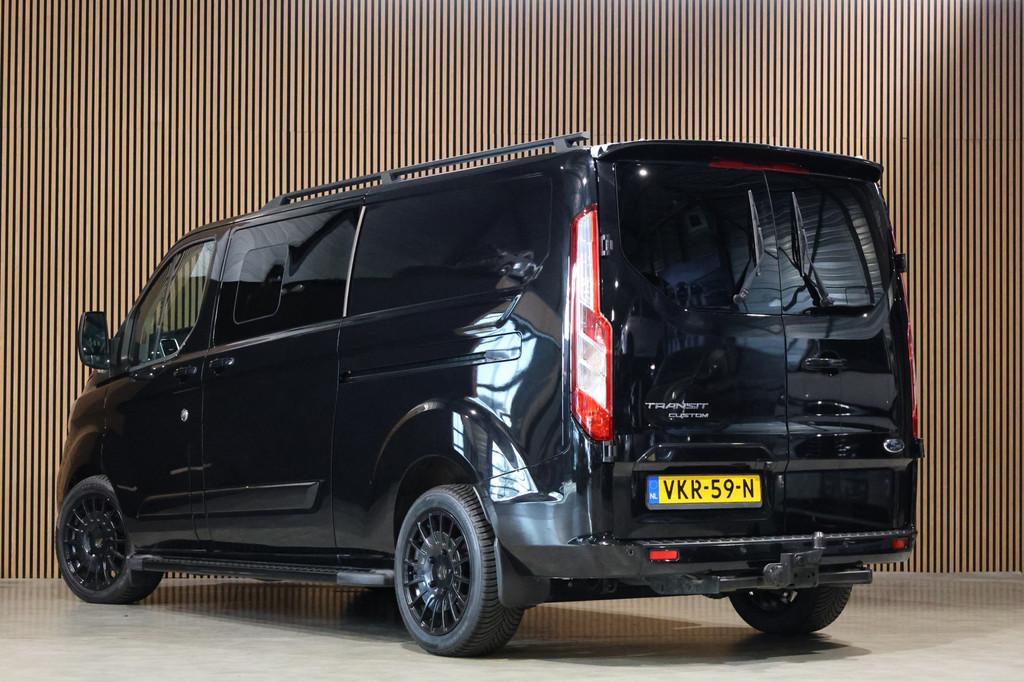 Ford Transit Custom 320 2.0 TDCI 170 PK L2H1 Limited DC | Du, 4 cilinders, Zwart, Bedrijf, Diesel