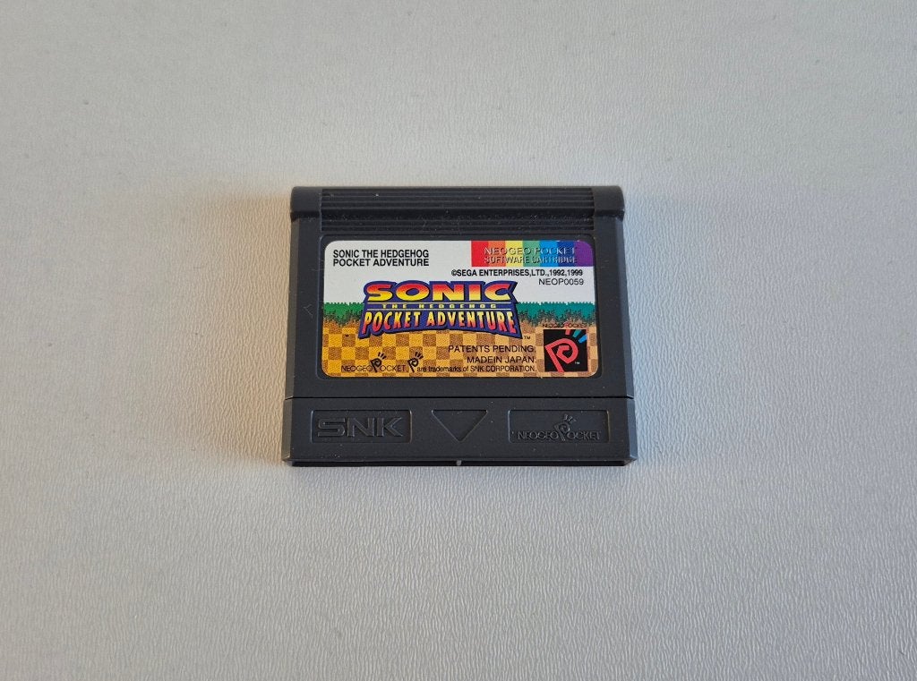 Sonic The Hedgehog Pocket Adventure Neo Geo Pocket Color, Avontuur en Actie, Gebruikt, 1 speler, Ophalen of Verzenden