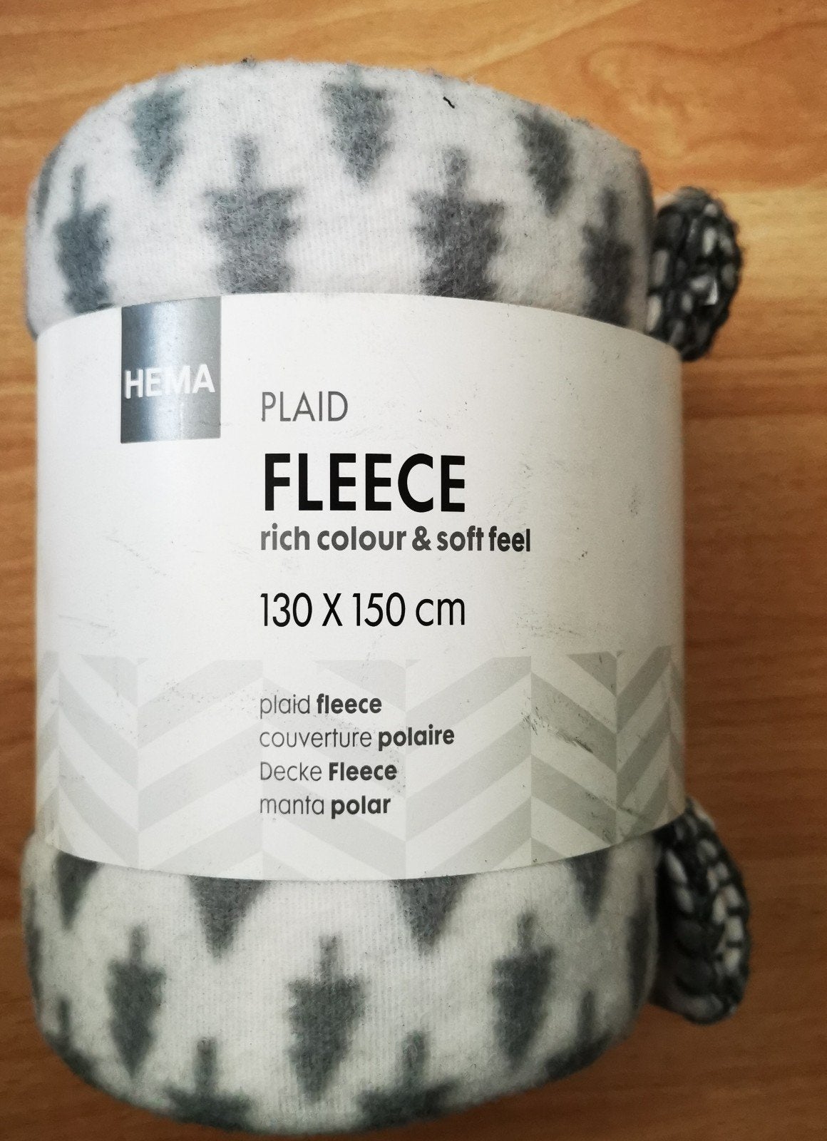 Hema Plaid Fleece Deken 130x150 cm Nieuw, Huis en Inrichting, Ophalen of Verzenden, Nieuw, Fleece, Fleecedeken