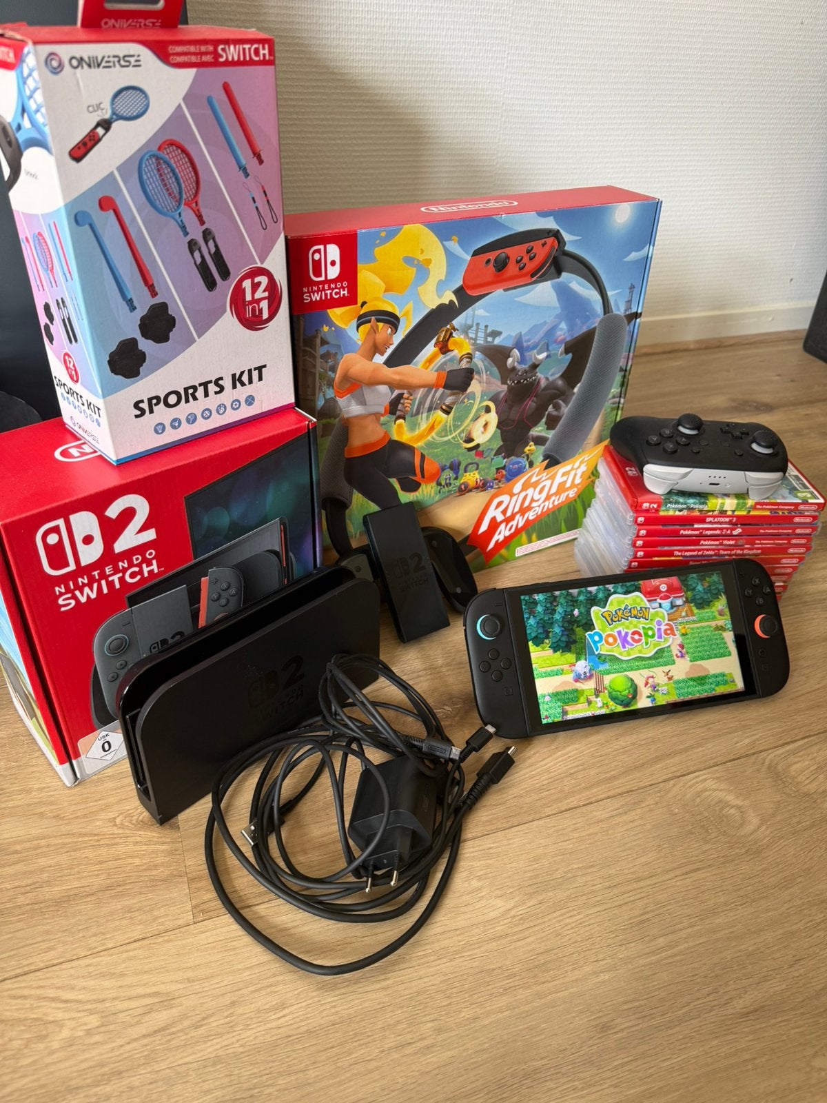 Nintendo Switch 2, 11 games, Pro Controller, SD 512 GB, Ophalen, Zo goed als nieuw
