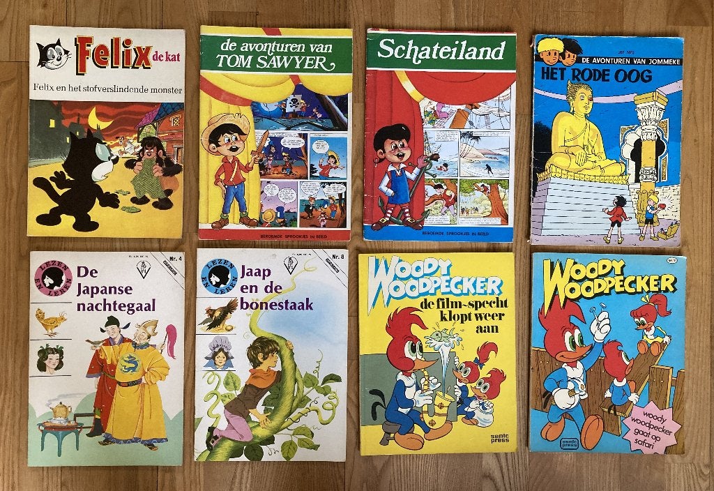 Stripboeken 8 stuks, Meerdere stripboeken, Ophalen of Verzenden, Gelezen