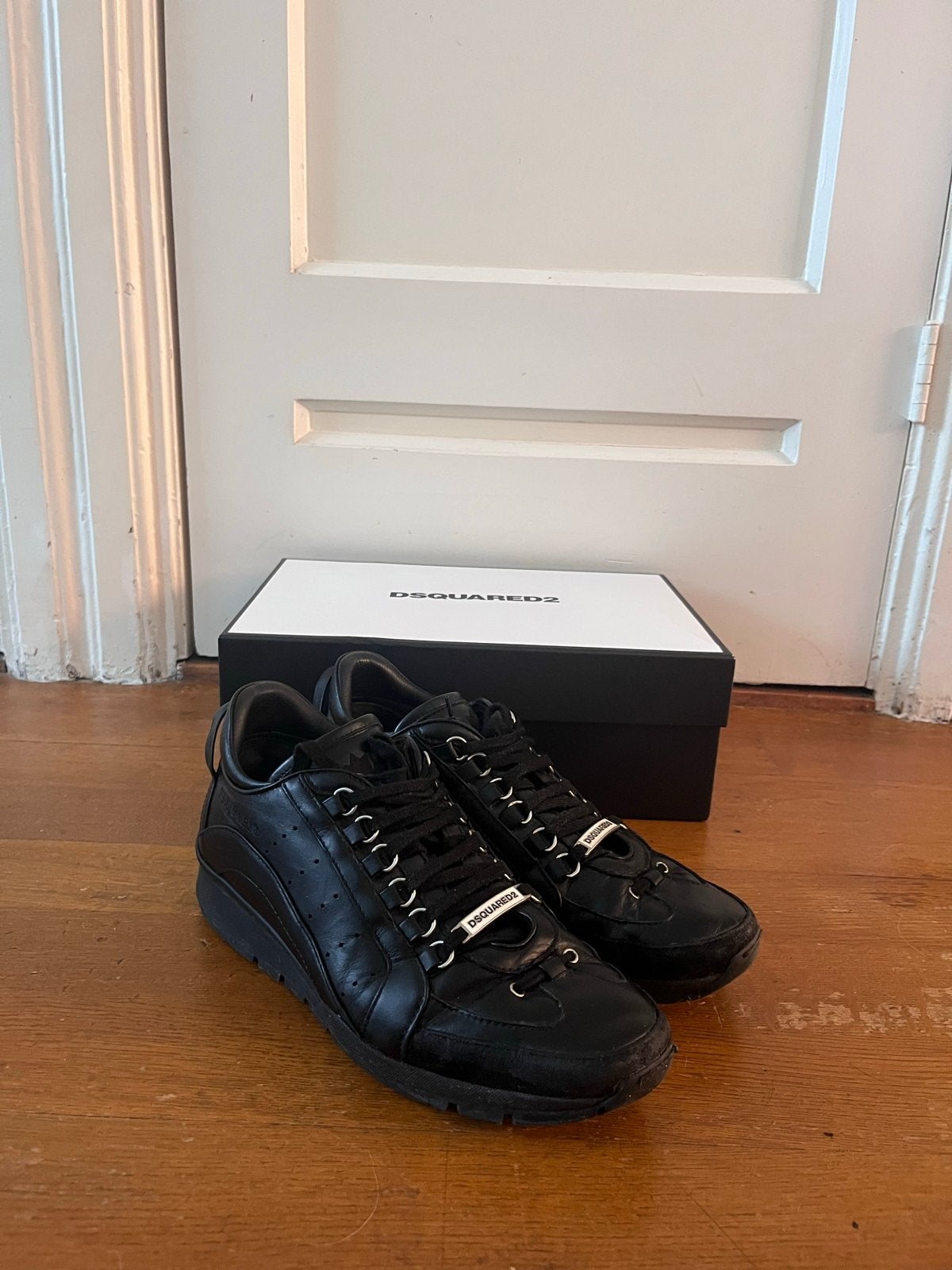 Dsquared2 Heren Sneakers Zwart - Maat 42, Zwart, Ophalen of Verzenden, Sneakers of Gympen, Gedragen
