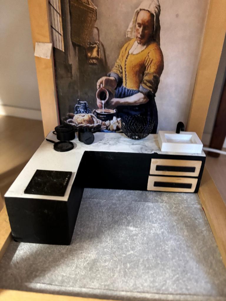 Poppenhuis keuken, Verzamelen, Poppenhuizen en Toebehoren, Ophalen of Verzenden, Zo goed als nieuw, Poppenhuis