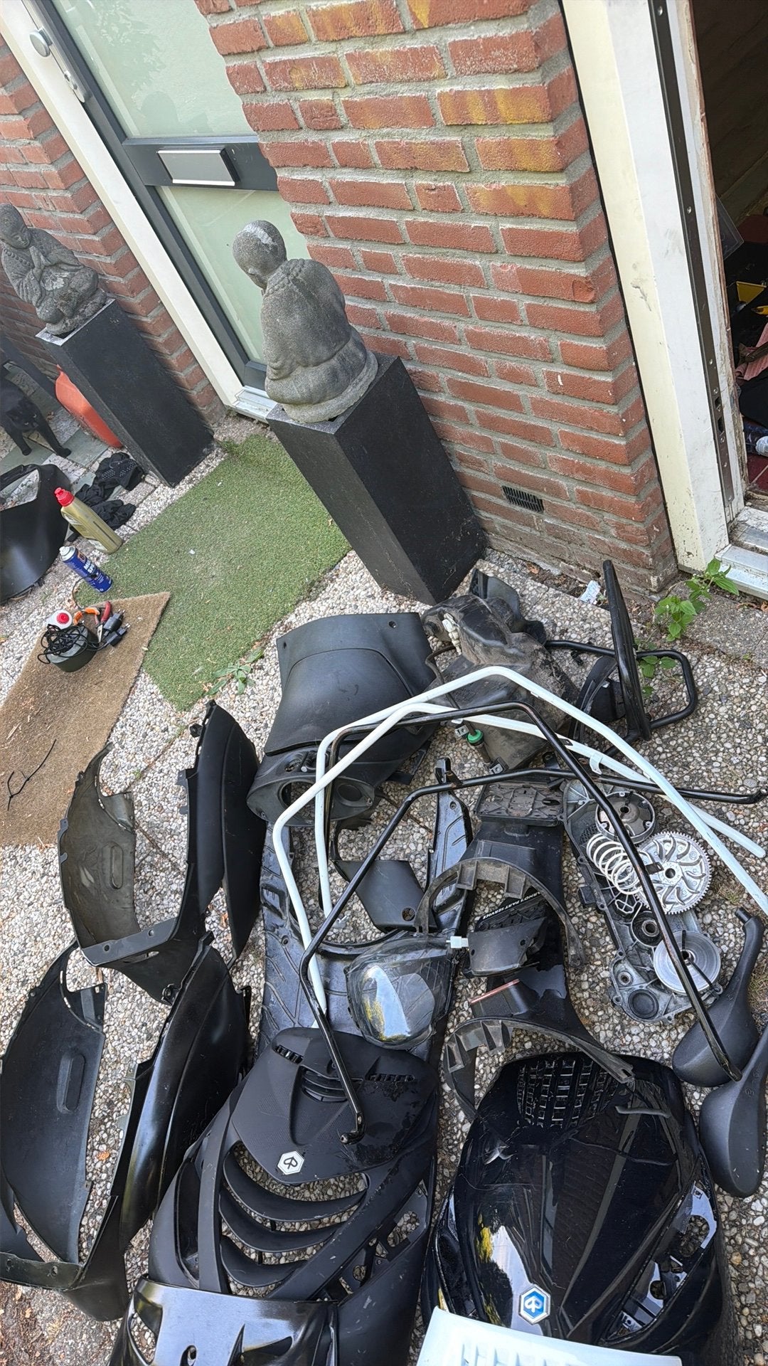 Piaggio onderdelen, Fietsen en Brommers, Brommeronderdelen | Scooters, Ophalen of Verzenden, Zo goed als nieuw, Kap, Piaggio