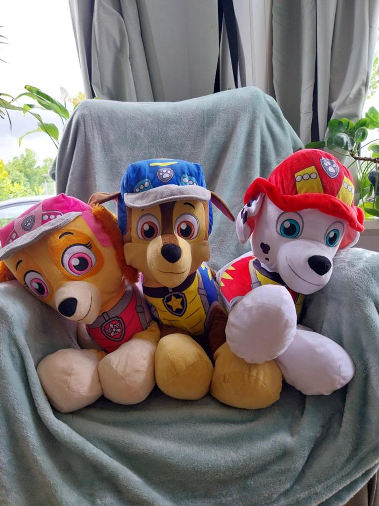 Paw Patrol Knuffels Groot, Ophalen, Overige merken, Blauw, Hond