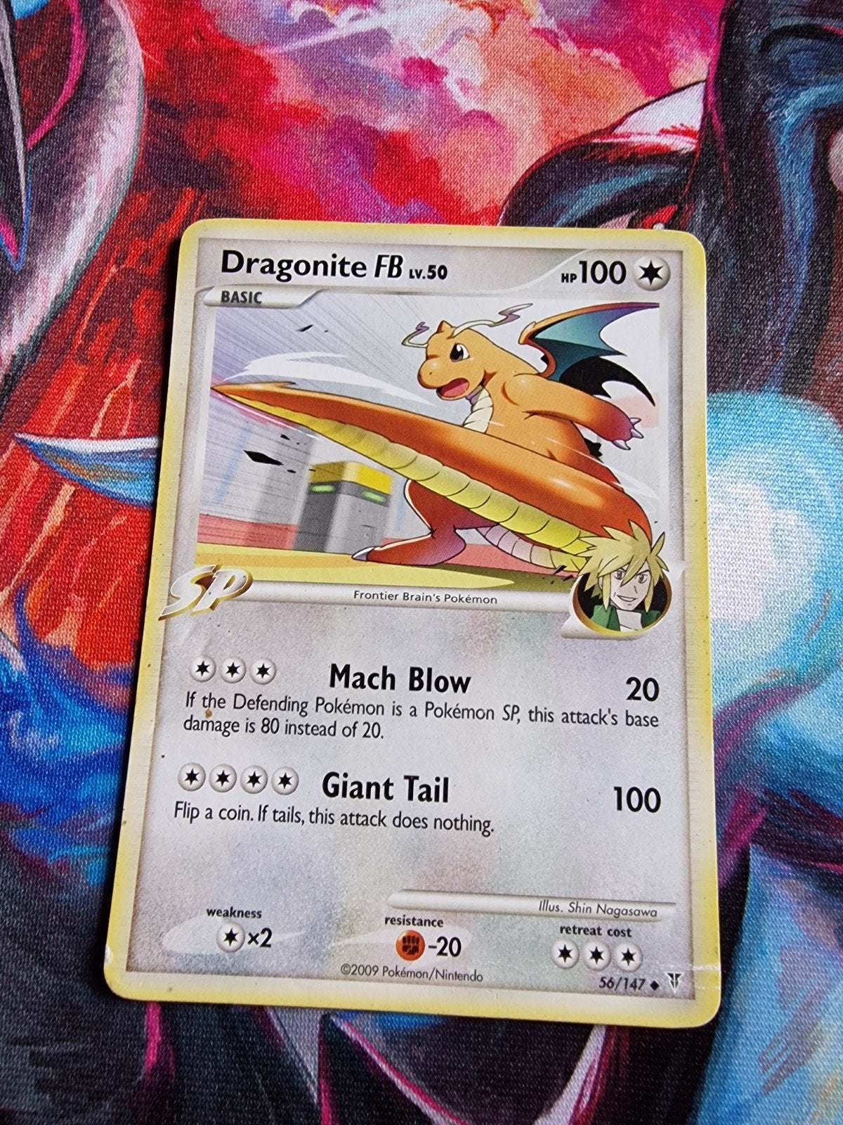 Dragonite FB Lv.50 Pokémon Kaart (2009), Ophalen of Verzenden, Gebruikt, Losse kaart