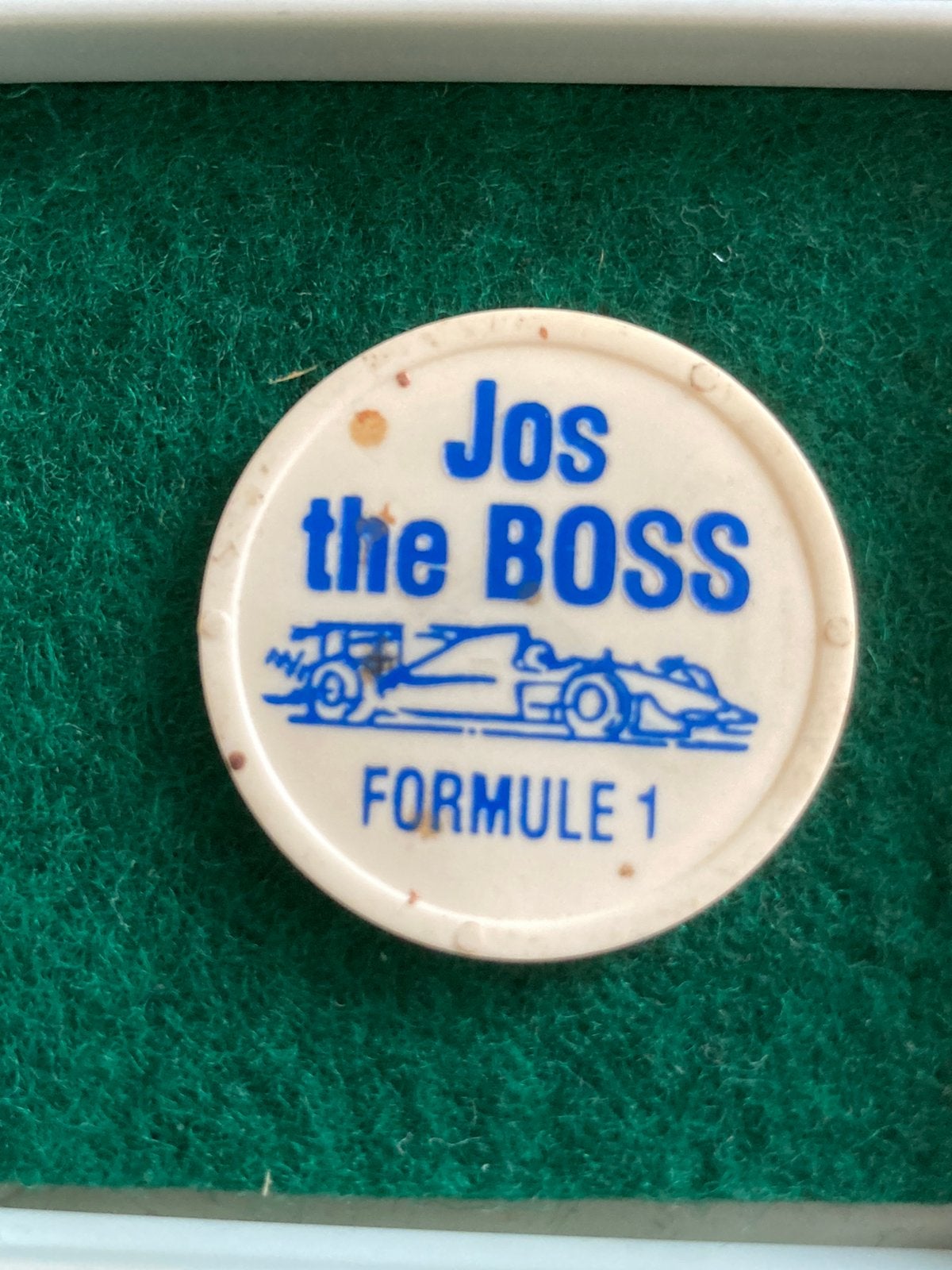 Jos the Boss Verstappen. consumptiemunt / penning Formule 1., Verzenden, Vóór koninkrijk, Overige waardes, Losse munt