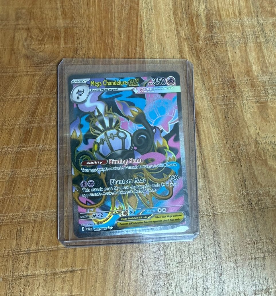 Pokémon | Mega Chandelure ex | 099/084, Ophalen of Verzenden, Zo goed als nieuw