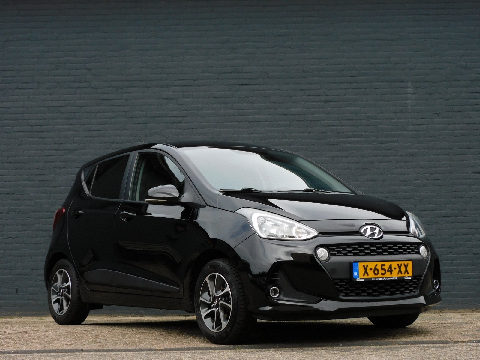 Hyundai i10 1.0i i-Motion Comfort TOPSTAAT! STUURVERW! STOEL, Auto's, Stof, Gebruikt, Zwart, Bedrijf