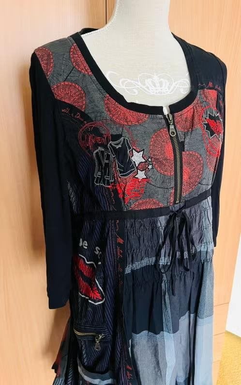 Desigual jurk maat 40 [nr1], Kleding | Dames, Jurken, Maat 38/40 (M), Zwart, Ophalen of Verzenden, Zo goed als nieuw