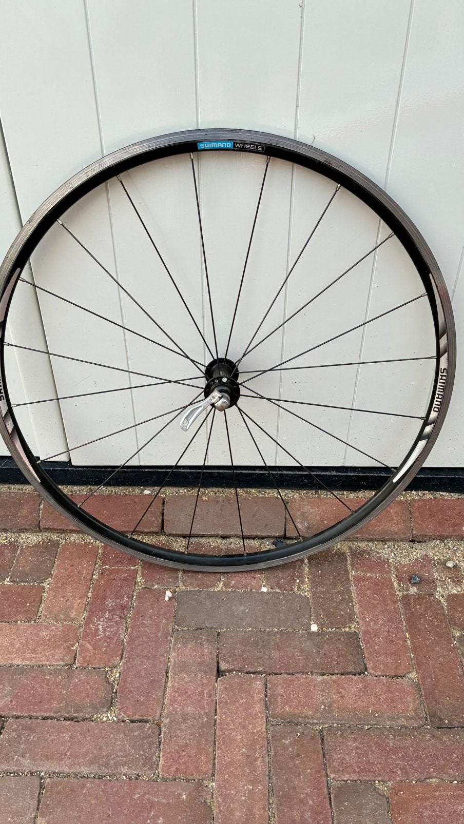 Voorwiel Shimano WH-R500, Gebruikt, Aluminium, Racefiets, Ophalen