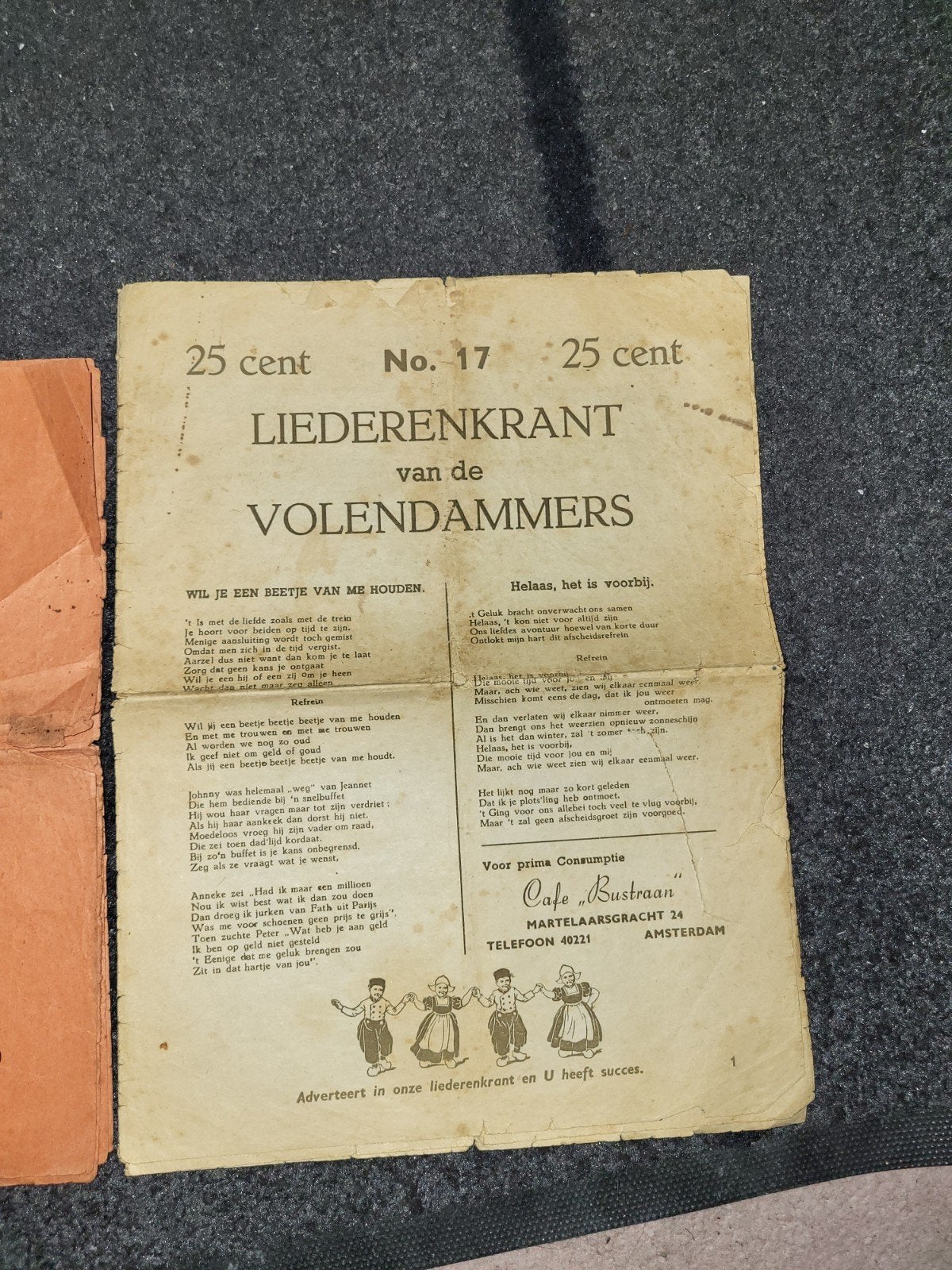 Liedteksten jaren '40-'50: Radio- en Filmschlagers, Koor, Gebruikt, Ophalen of Verzenden, Thema