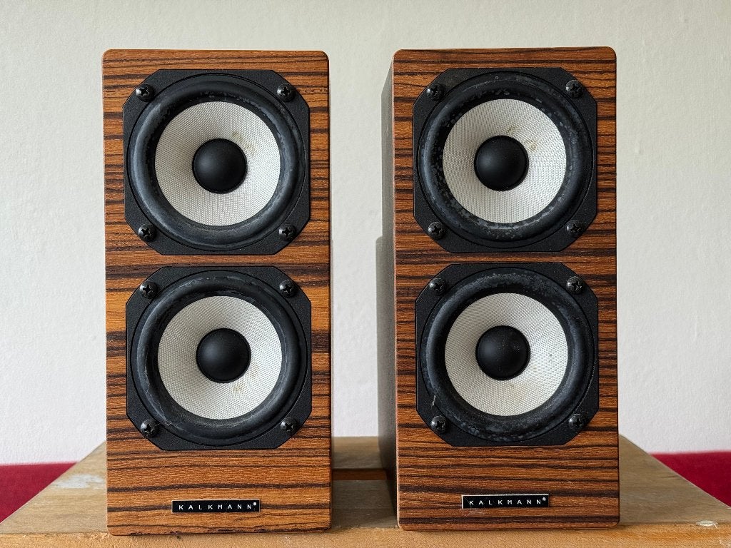Kalkmann hifi-speakerboxjes, Audio, Tv en Foto, Ophalen, Gebruikt, Minder dan 60 watt, Overige merken