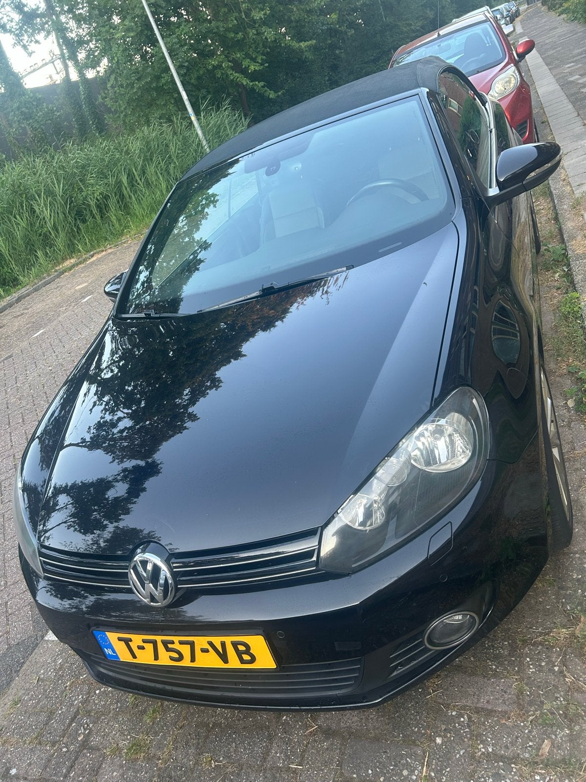Volkswagen Golf 1.2 TSI 77KW BMT Cabrio 2012 Zwart, Auto's, Voorwielaandrijving, 1321 kg, Euro 6, 4 cilinders