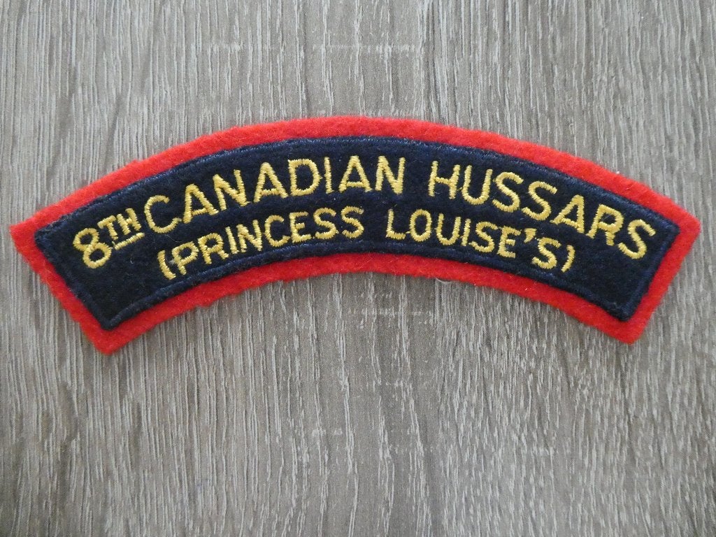 8th Canadian Hussars ( Princess Louise's ) shoulder sleeve., Verzamelen, Militaria | Tweede Wereldoorlog, Ophalen of Verzenden