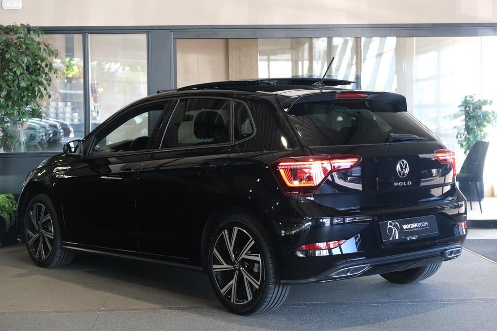 Volkswagen Polo 1.0 TSI R-Line DSG Pano Navi Led Cam Virtual, Auto's, Volkswagen, Gebruikt, Alcantara, Zwart, Origineel Nederlands