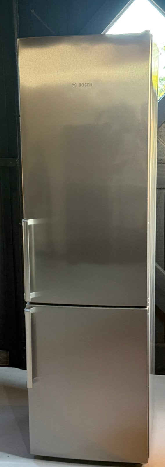 Bosch Exclusiv  RVS koelvriescombinatie Nofrost 201 cm hoog, Witgoed en Apparatuur, Koelkasten en IJskasten, Ophalen, 200 liter of meer