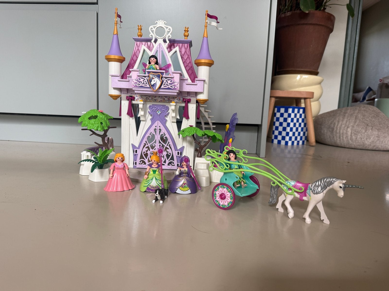 PLAYMOBIL Prinsessenkasteel 5474 met figuren en accessoires, Complete set, Ophalen of Verzenden, Zo goed als nieuw, Kasteel/Fort
