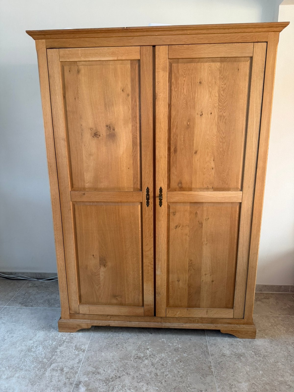Massief eiken computerkast / bureaukast – € 150,00, Ophalen, Gebruikt, Eikenhout, 40 tot 80 cm