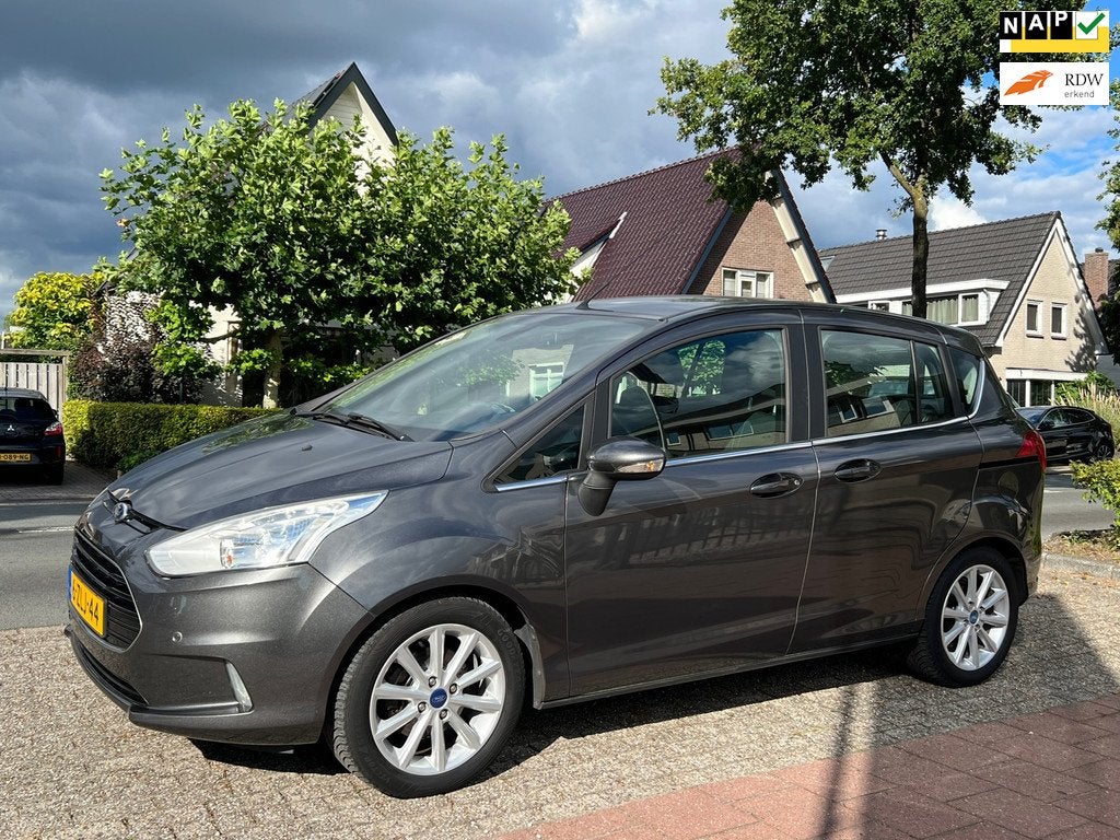 Ford B-Max 1.6 TDCI Titanium 90.000 km NL-AUTO-NAP., Voorwielaandrijving, Euro 5, Stof, Gebruikt