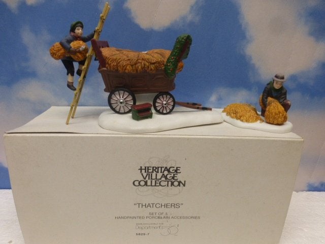 department 56 Thatchers kerstdorp poppetjes figurines kerst, Ophalen of Verzenden