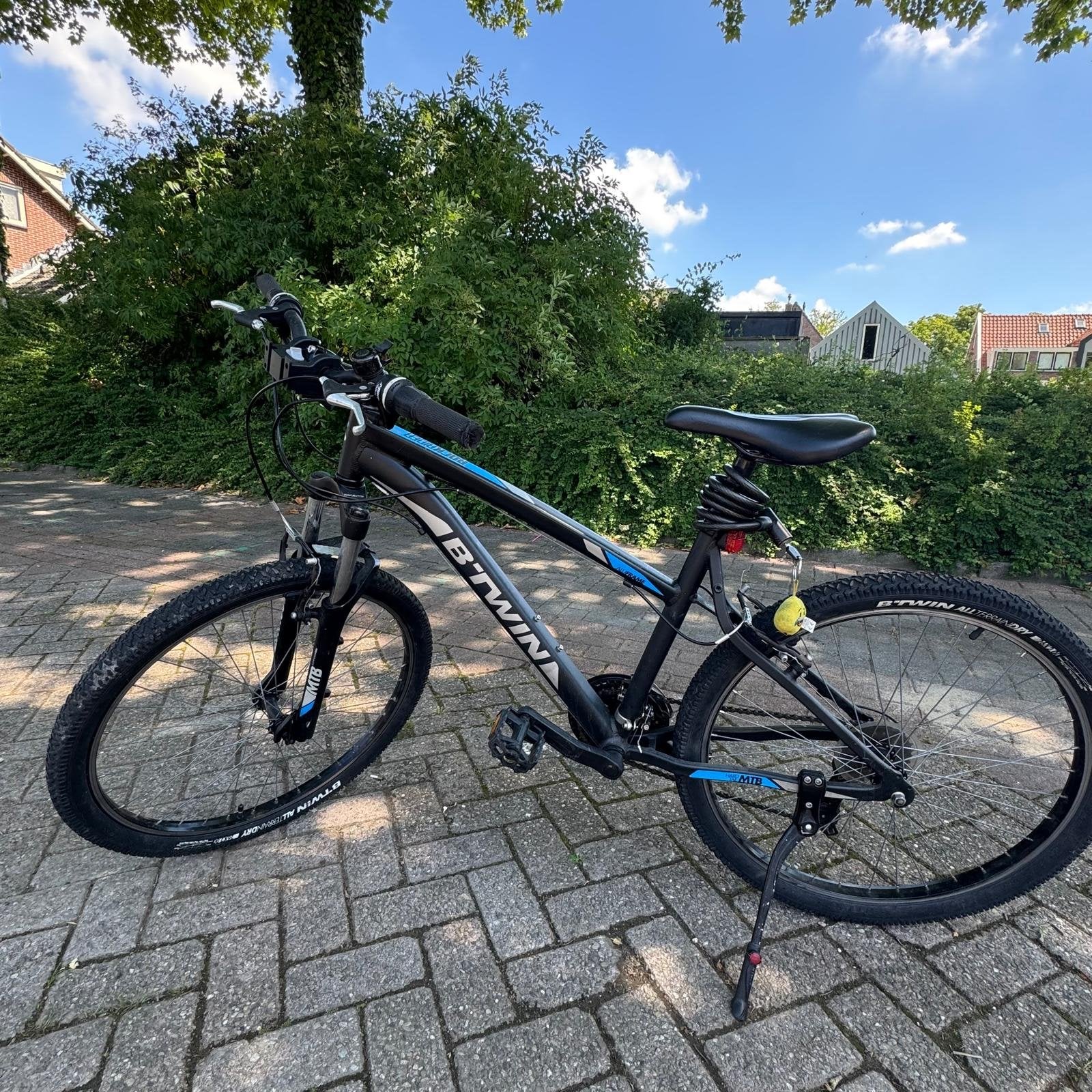 Stoere B'Twin fiets, Fietsen en Brommers, Fietsen | Mountainbikes en ATB, Hardtail, Zo goed als nieuw, 53 tot 57 cm, Ophalen