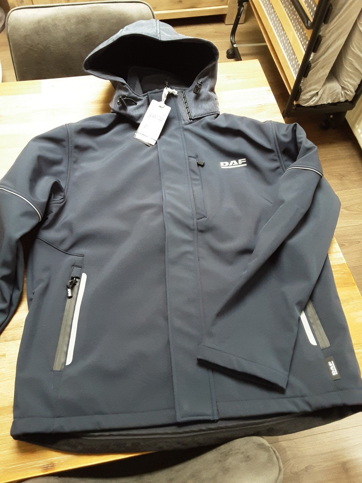 Nieuwe DAF High Gear Softshell Jas - Maat xl, Maat 52/54 (L), Blauw, Nieuw, Ophalen of Verzenden