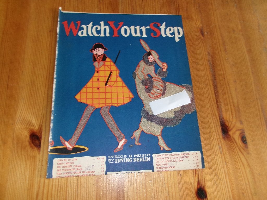 Watch your step - Irving Berlin, Muziek en Instrumenten, Bladmuziek, Gebruikt, Ophalen of Verzenden, Artiest of Componist, Piano