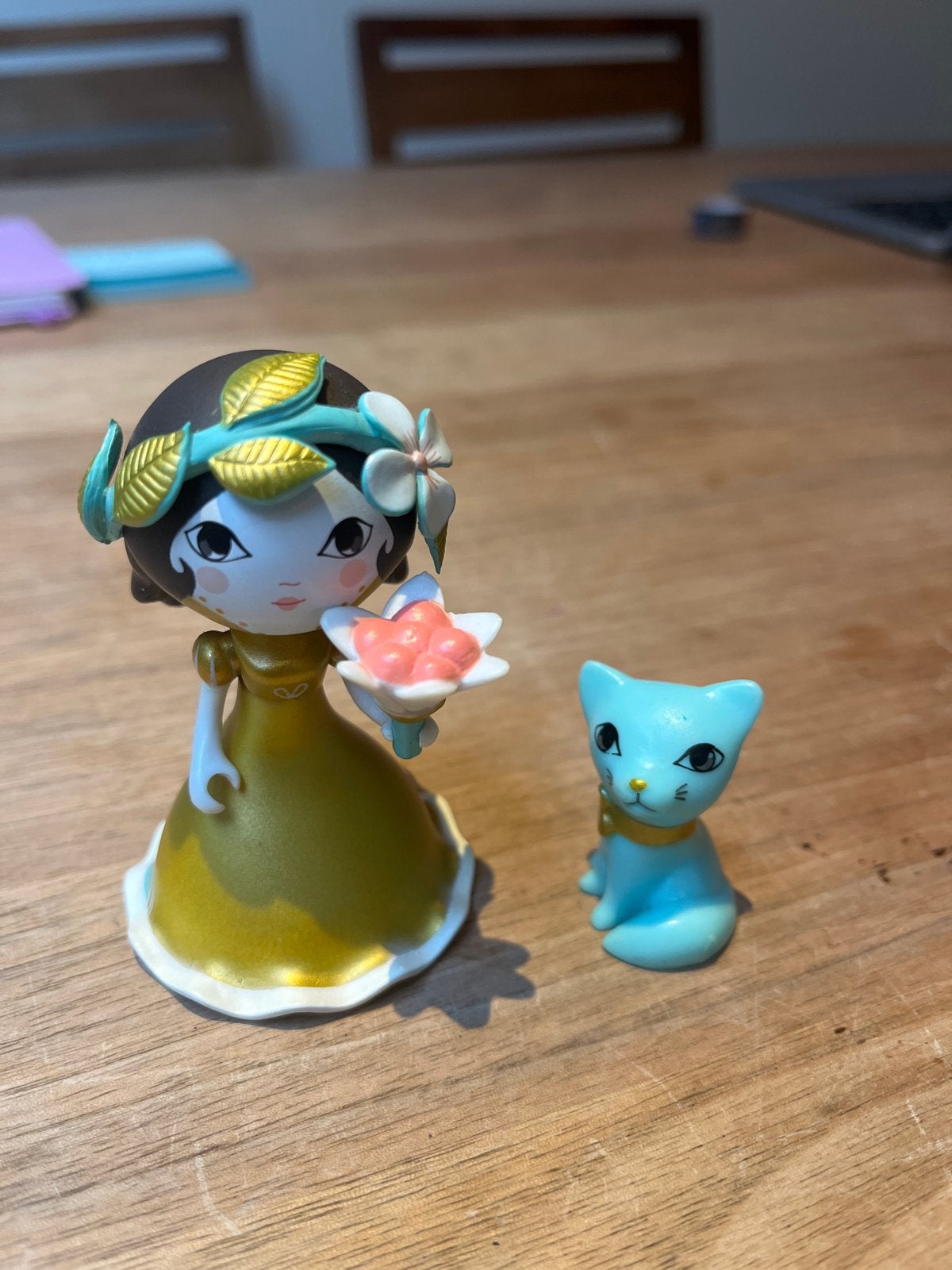 Djeco Arty Toys Prinses en Katje Speelfiguren, Verzamelen, Ophalen of Verzenden, Gebruikt