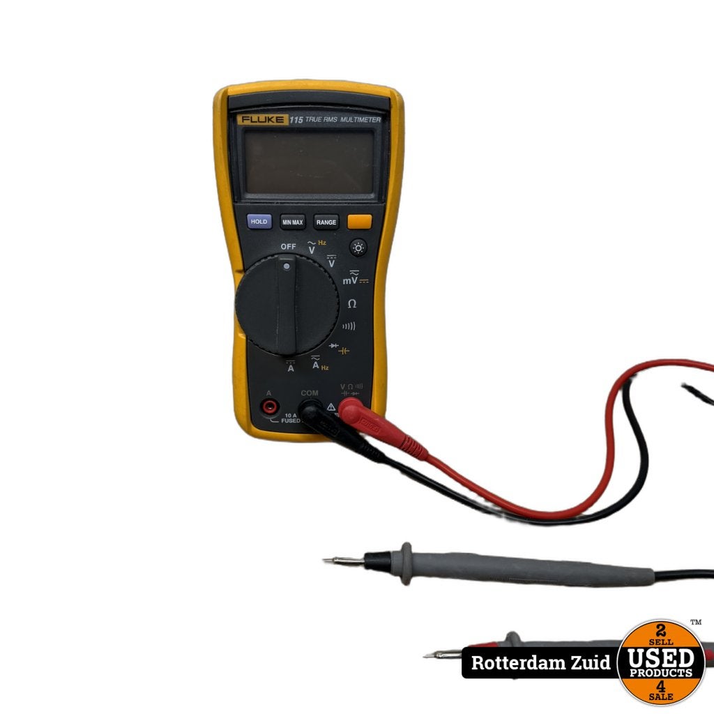 Fluke 115 True RMS Multimeter Met Hoes | Nette Staat, Fluke, Gebruikt, https://www.fluke.com/nl-nl/ondersteuning/contact, 6920 Seaway Blvd, Everett, WA 98203, Verenigde Staten
