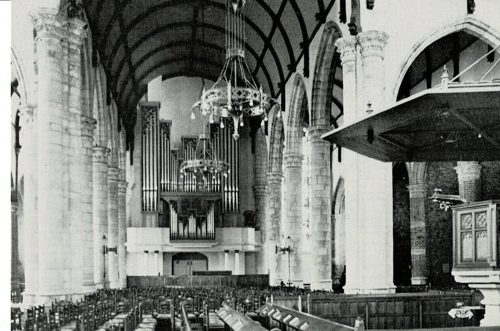 Vlissingen, interieur St. Jacobskerk, Verzenden, Ongelopen, Zeeland