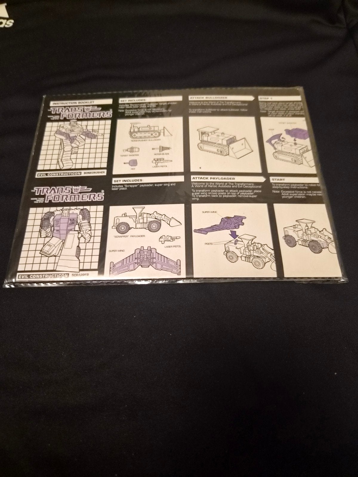 Transformers G1 Constructicons Sticker Set & Instructies, G1, Ophalen of Verzenden, Nieuw