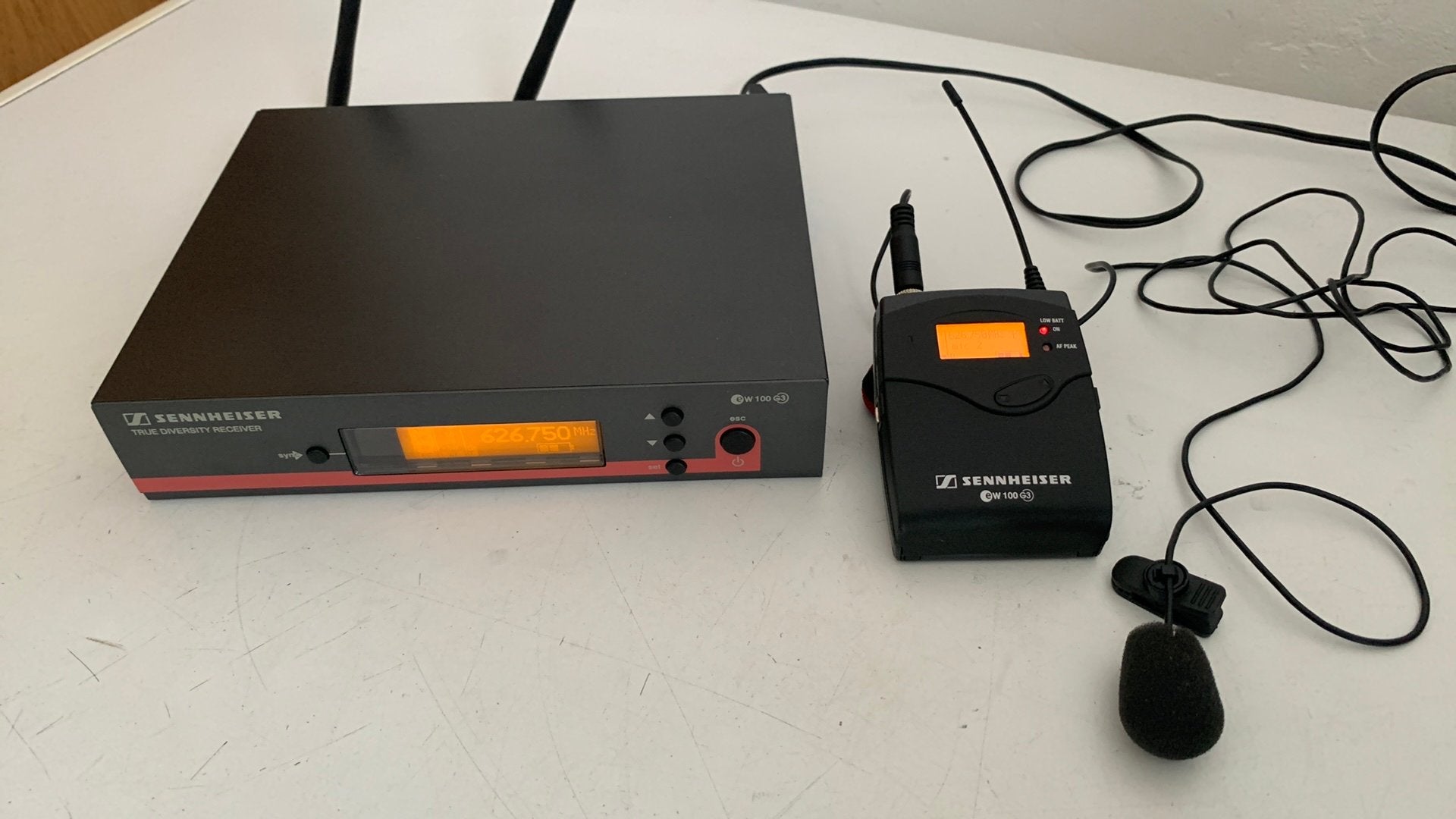 Sennheiser beltpack EM 100 G3, Muziek en Instrumenten, Microfoons, Ophalen of Verzenden, Zo goed als nieuw, Overige typen