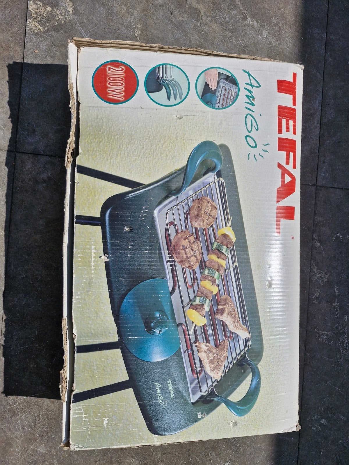 Tefal Amigo Elektrische BBQ - Perfect voor zomeravonden, Ophalen, Gebruikt, Tefal