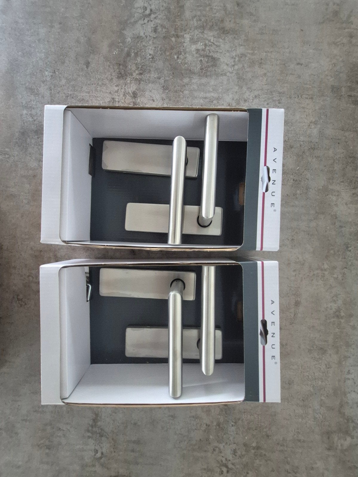 10x set Deurkrukken RVS - Avenue Denver - Nieuw in doos, Ophalen of Verzenden, Nieuw, Rvs, Klink of Kruk