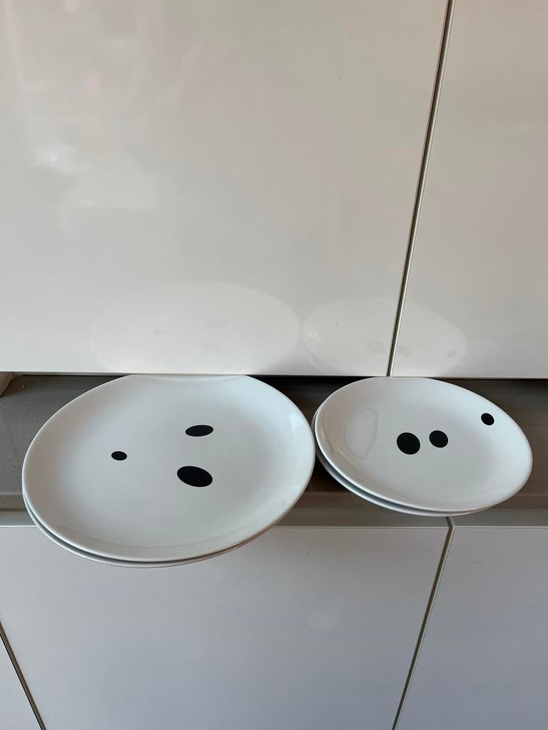 Vintage IKEA PS collectie borden - Design A.Efverlund/M.Vink, Gebruikt, Keramiek, Ophalen of Verzenden, Bord(en)