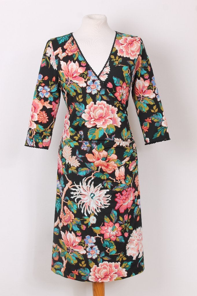 Zomer! Gebloemde jurk KING LOUIE maat M, Kleding | Dames, Jurken, Maat 38/40 (M), Meerkleurig, Ophalen of Verzenden, Zo goed als nieuw