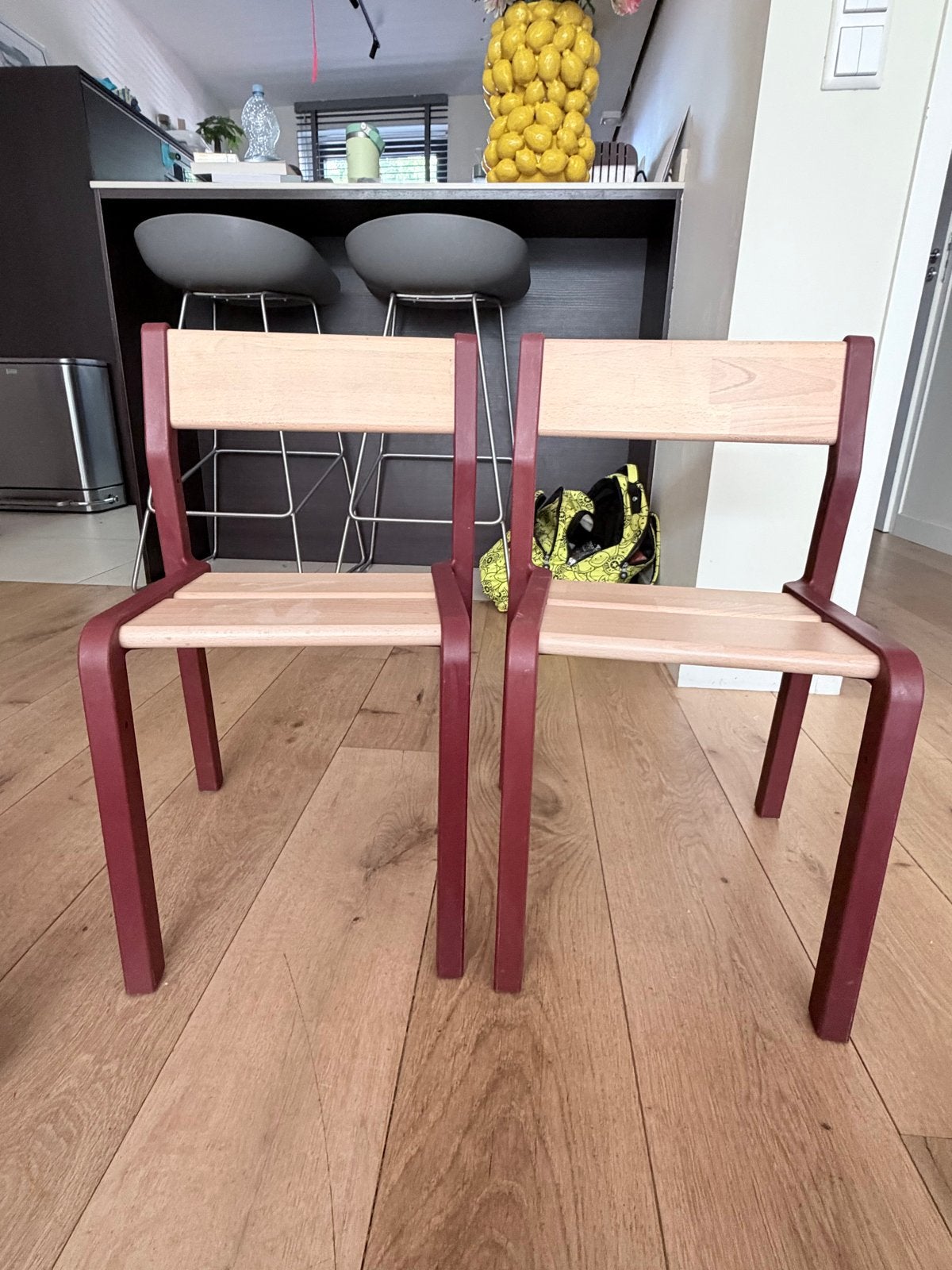 IKEA x Hay YPPERLIG kinderstoelen (2 stuks), Ophalen, Zo goed als nieuw, Overige typen