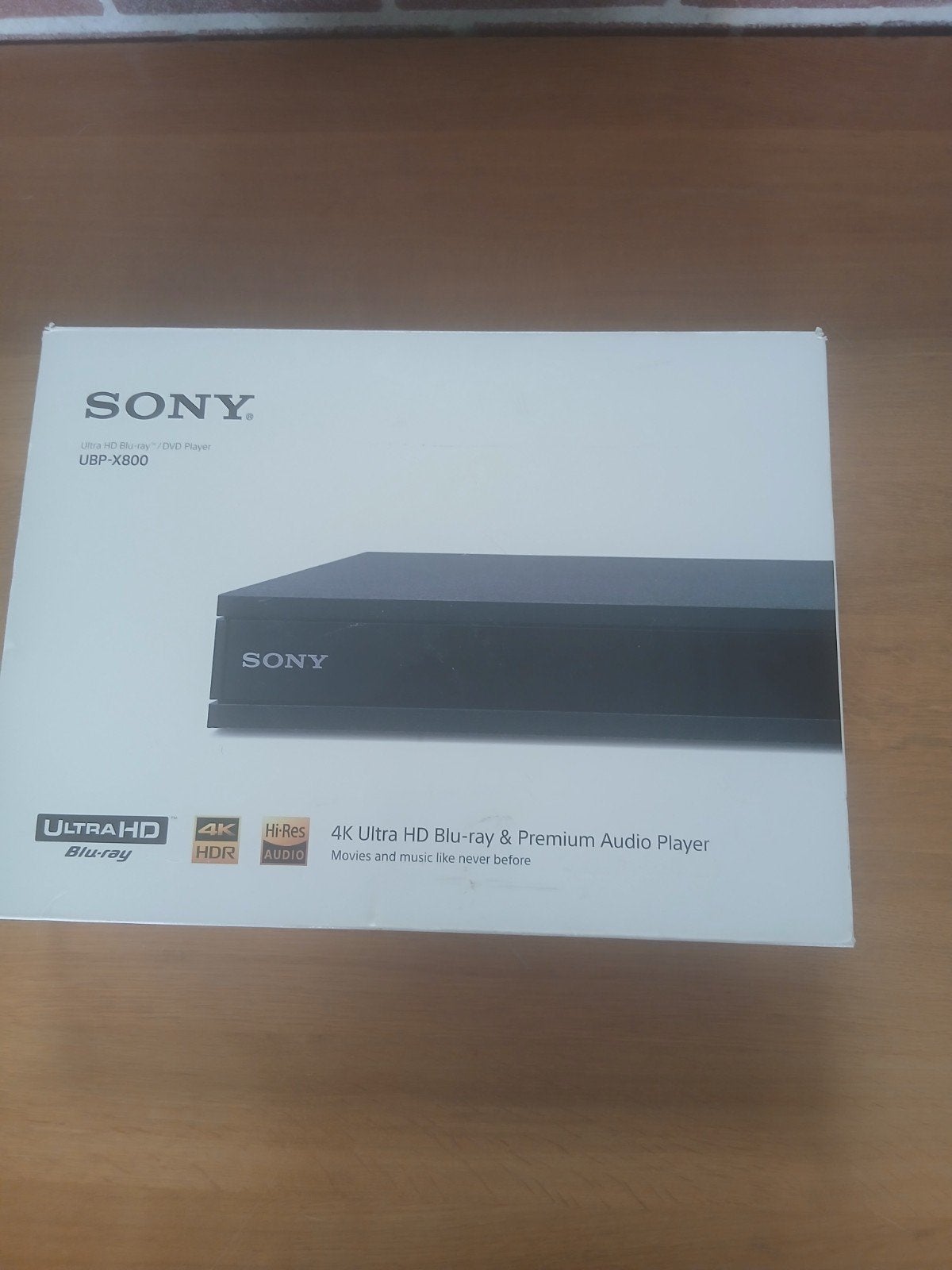 Sony UBP-X800 4K Ultra HD Blu-ray Speler, Ophalen of Verzenden, Nieuw, Sony