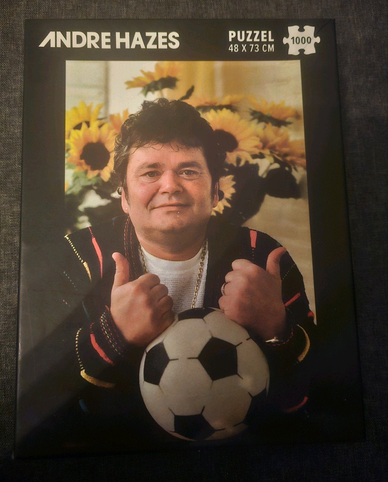 André Hazes Legpuzzel 1000 stukjes, Ophalen of Verzenden, 500 t/m 1500 stukjes, Zo goed als nieuw, Legpuzzel